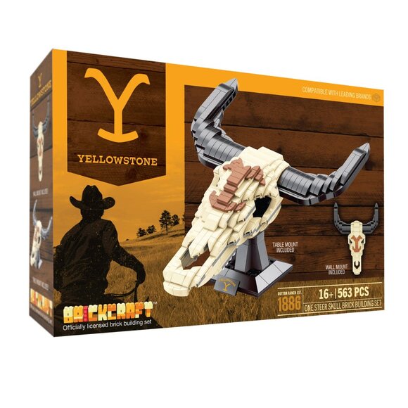 Yellowstone Steer Skull (563 Pcs.) Brickcraft 2023 Brick Building Set - Picture 3 of 5